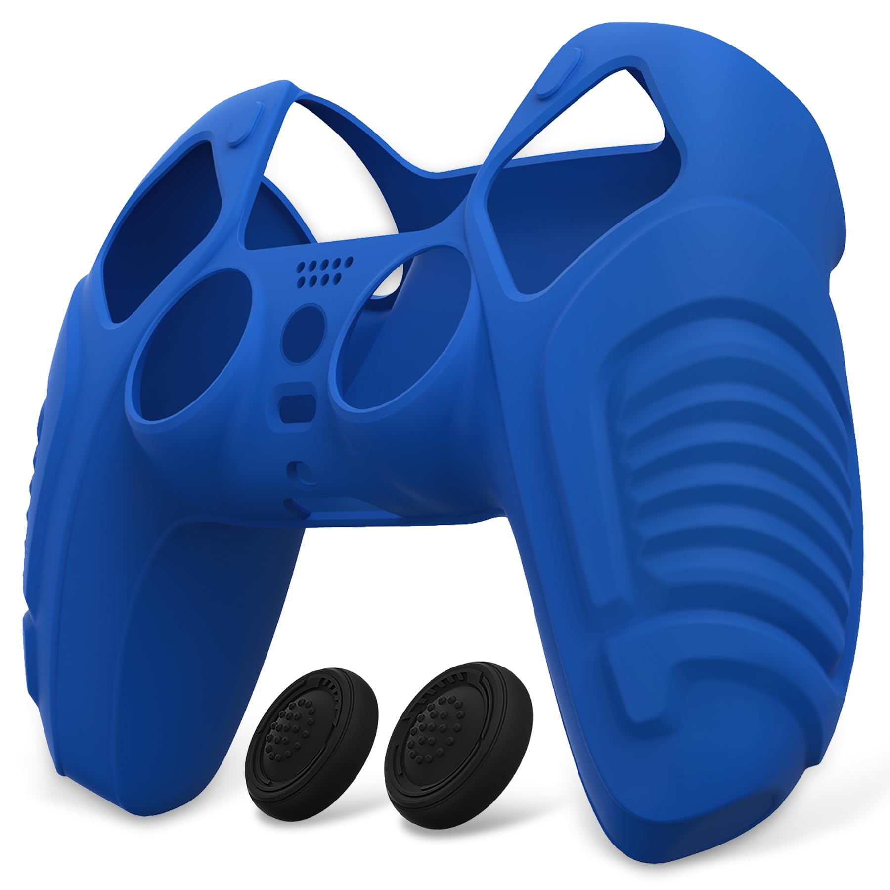 Захисний чохол PlayVital для PS5, гумовий, захисний чохол для PS5 Wireless, м який силіконовий, для PS5, включає ковпачок із ручкою для великого пальця, синій Warrior синій
Захисний чохол PlayVital для PS5, гумовий, захисний чохол для PS5 Wireless, м який силіконовий, для PS5, включає ковпачок із ручкою для великого пальця, синій Warrior синій