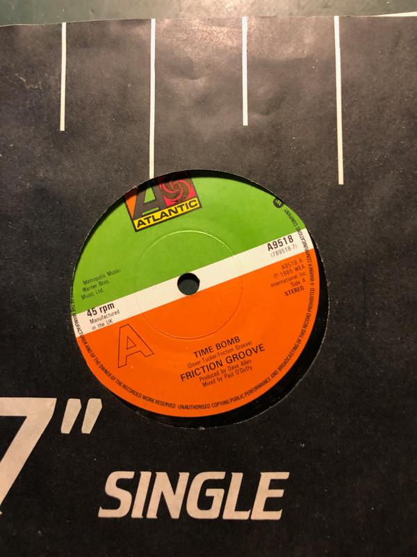 7inch Record FRICTION GROOVE Time Bomb A9518 Atlantic 1985 UK SoulFunk Used
7inch Record FRICTION GROOVE Time Bomb A9518 Atlantic 1985 UK SoulFunk Used