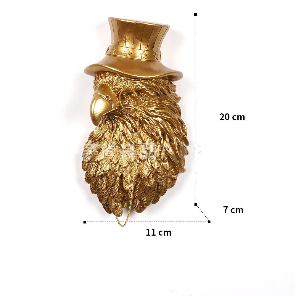 Resin Handicrafts Simulation Animal Wall Hanging Golden Eagle Animal Head Pendant Buffalo Bull Background Wall Home Decoration
Resin Handicrafts Simulation Animal Wall Hanging Golden Eagle Animal Head Pendant Buffalo Bull Background Wall Home Decoration