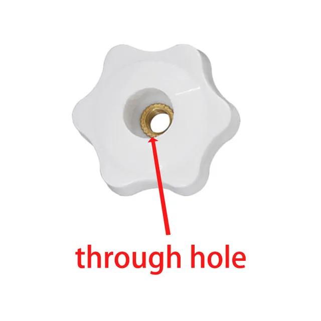 Thumb Knob Nut M4 M5 M6 M8 M10 M12 Black White Clamping Handle Plum Thread Hand Mechanical Manual Tighten Star Six-Lobe Nuts M8 (48mm Head) 2Pcs
Thumb Knob Nut M4 M5 M6 M8 M10 M12 Black White Clamping Handle Plum Thread Hand Mechanical Manual Tighten Star Six-Lobe Nuts M8 (48mm Head) 2Pcs