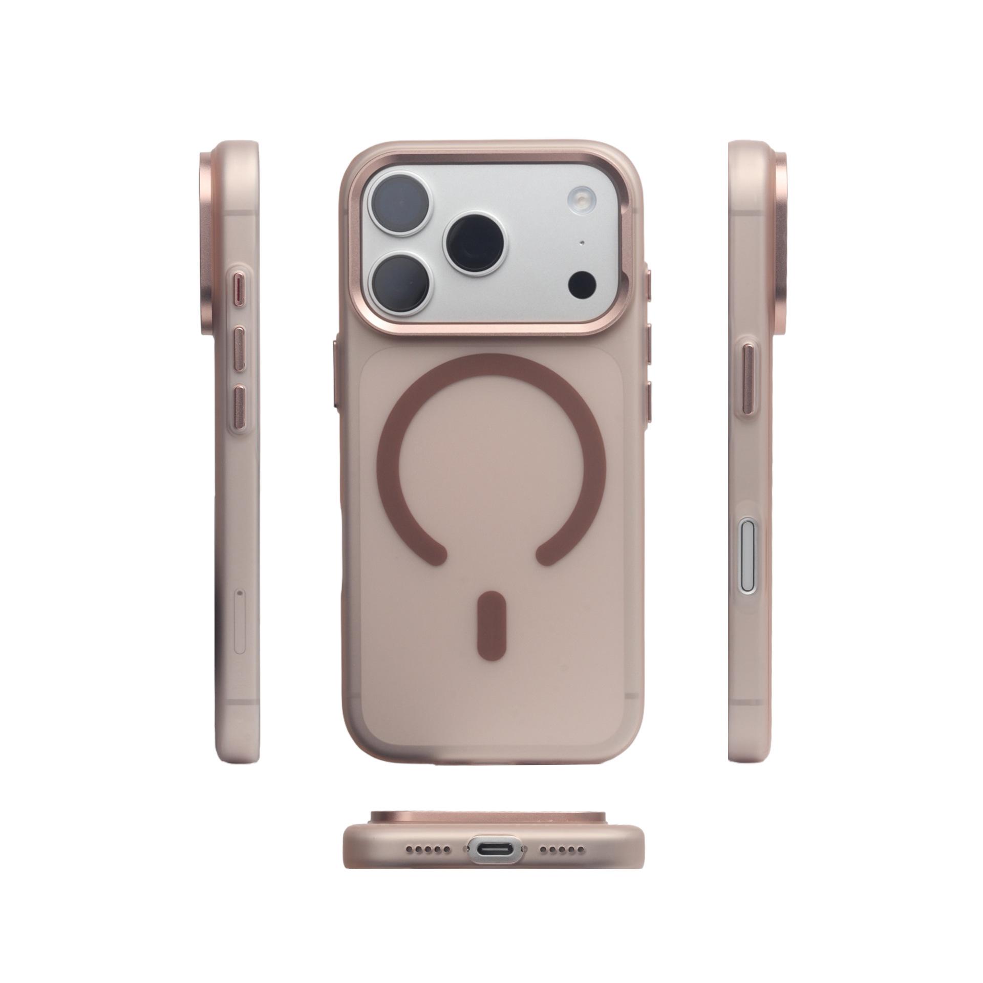 Compatible with Apple 17: Skin-Feel Matte Ice Mist Magnetic Metal Lens Ring iPhone 16 Large-Hole Protective Case. iPhone 16 Pro пустынный/золотой
Compatible with Apple 17: Skin-Feel Matte Ice Mist Magnetic Metal Lens Ring iPhone 16 Large-Hole Protective Case. iPhone 16 Pro пустынный/золотой
