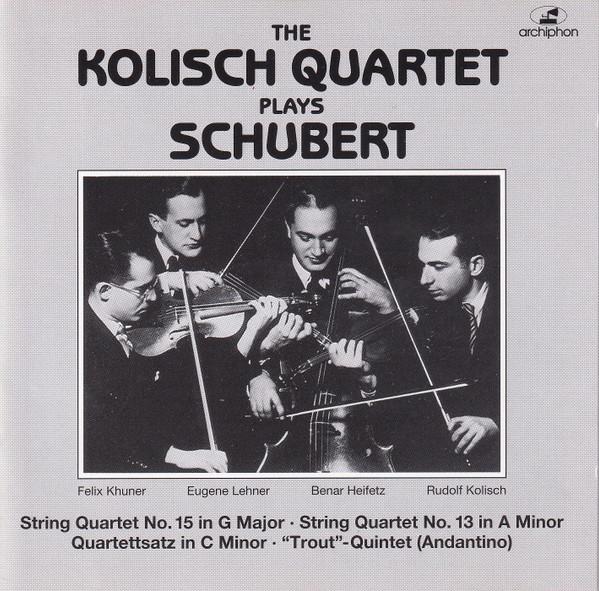 CD KOLISCH QUARTET - Schubert: String Quartets ARC107 Archiphon 1993 Non Japan Classical Used
CD KOLISCH QUARTET - Schubert: String Quartets ARC107 Archiphon 1993 Non Japan Classical Used