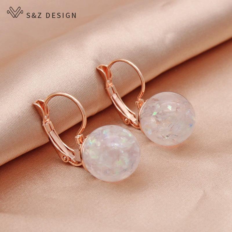 Модные элегантные круглые серьги цвета розового золота для женщин и девочек, модные ювелирные изделия для свадебной вечеринки, подарок
Модные элегантные круглые серьги цвета розового золота для женщин и девочек, модные ювелирные изделия для свадебной вечеринки, подарок