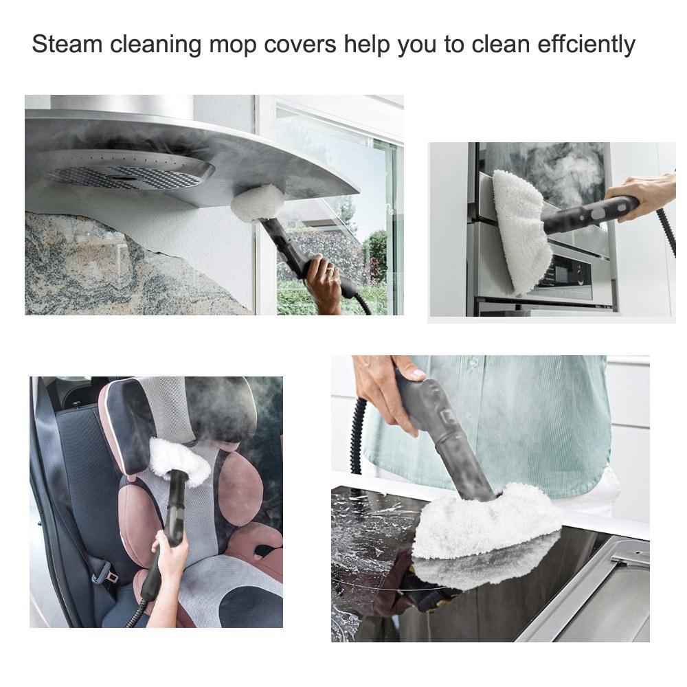 6 Pack Cloth Set Mopping Pads Replacement for Karcher SC2/SC3/SC4/SC5 Mopping Cloth Accessories (3 Rag Nozzle Covers+3 Microfiber Mopping Pads) Type C 
6 Pack Cloth Set Mopping Pads Replacement for Karcher SC2/SC3/SC4/SC5 Mopping Cloth Accessories (3 Rag Nozzle Covers+3 Microfiber Mopping Pads) Type C