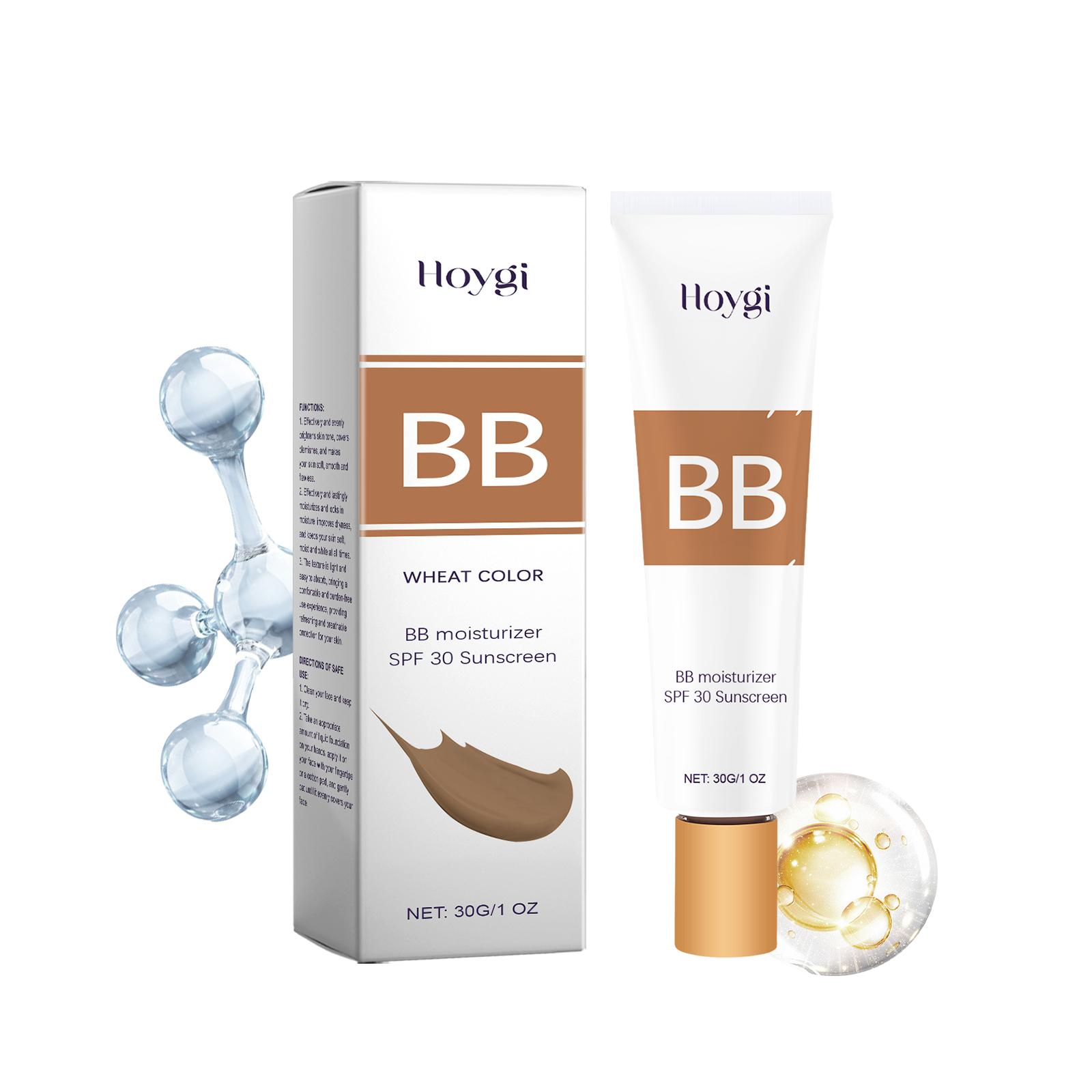 Hoygi Moisturizing protection BB Cream Series Moisturizing Concealer Lightweight Base Makeup Breathable Protective Isolation Foundation Wheat Color30g
Hoygi Moisturizing protection BB Cream Series Moisturizing Concealer Lightweight Base Makeup Breathable Protective Isolation Foundation Wheat Color30g