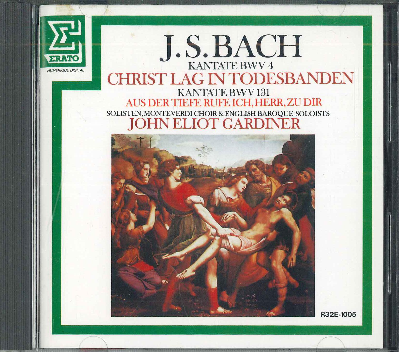CD J.S. BACH - Kantaten Bwv4 & Bwv131: Gardiner R32E1005 RVC 1986 Japan Obi Classical Used
CD J.S. BACH - Kantaten Bwv4 & Bwv131: Gardiner R32E1005 RVC 1986 Japan Obi Classical Used