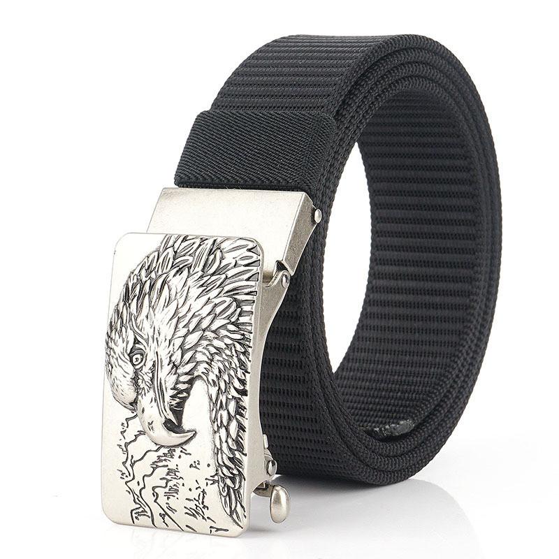 Unisex New Classic Braided Alloy Automatic Buckle Canvas Versatile Belt StyleA
Unisex New Classic Braided Alloy Automatic Buckle Canvas Versatile Belt StyleA