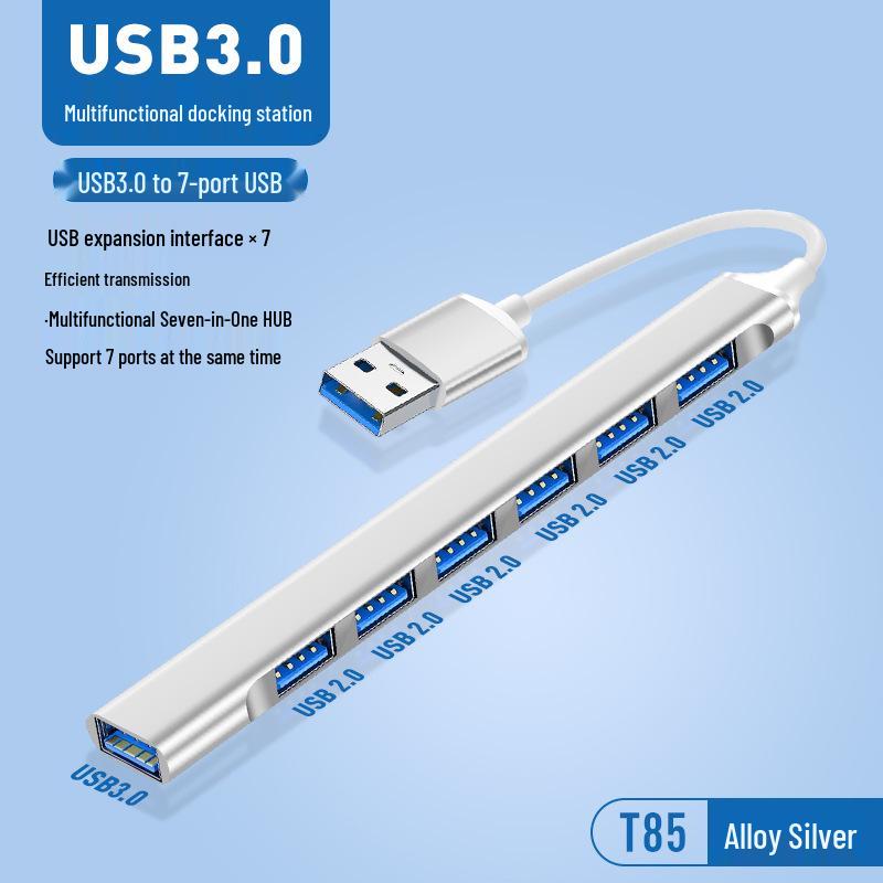 HUB 7-in-1 USB 3.0 Docking Station Multi-Port Expander for Computer and Laptop with TYPE-C
HUB 7-in-1 USB 3.0 Docking Station Multi-Port Expander for Computer and Laptop with TYPE-C