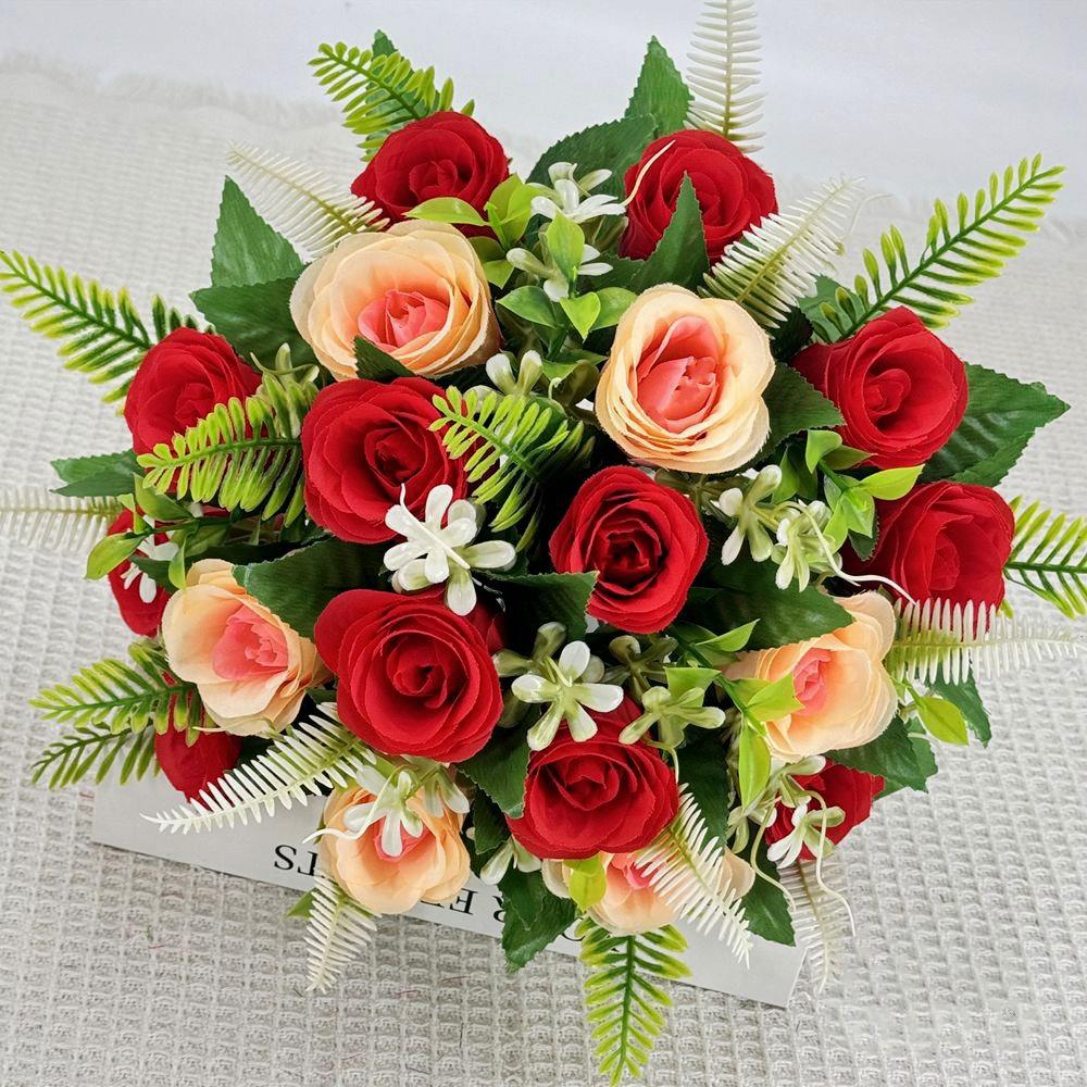 18 Heads Real Happy Reunion Flower 9 Colors Photography Photo Gift Valentine s Day Flowers Mini Rose Flowers Decorative
18 Heads Real Happy Reunion Flower 9 Colors Photography Photo Gift Valentine s Day Flowers Mini Rose Flowers Decorative
