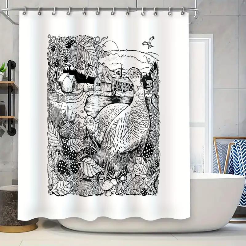 Vintage Bird Shower Curtain Farmhouse Nature Decor Rustic Bathroom Set Waterproof Scenic Wall Hanging Artistic Home Decor W60H190(CM)-1 Pcs
Vintage Bird Shower Curtain Farmhouse Nature Decor Rustic Bathroom Set Waterproof Scenic Wall Hanging Artistic Home Decor W60H190(CM)-1 Pcs