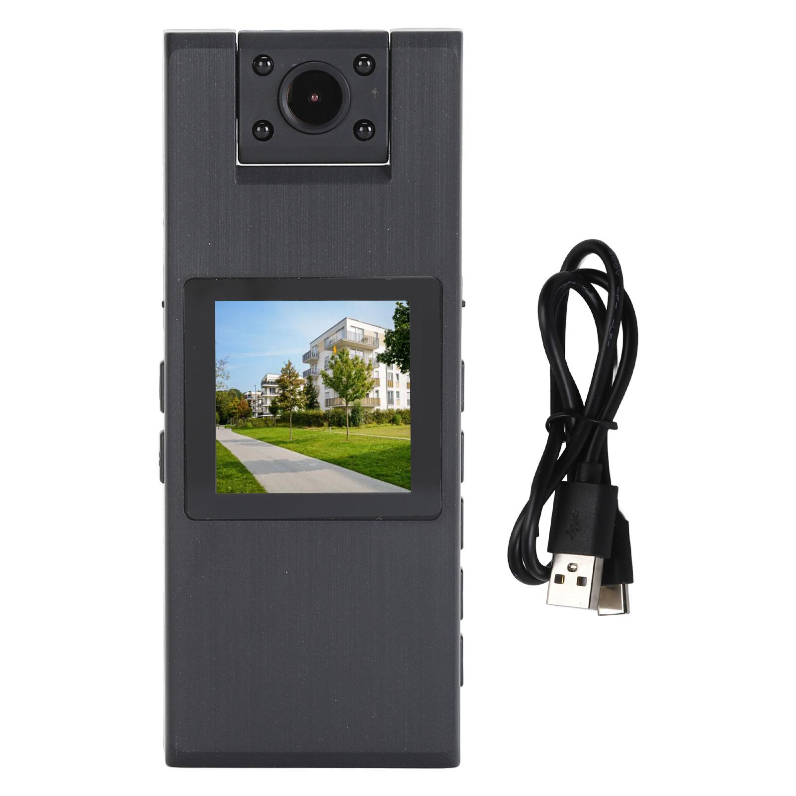 Wearable Camera 1080P Night Vision 180 Degree Rotatable Lens 1.5in LCD Display Body Worn Video
Wearable Camera 1080P Night Vision 180 Degree Rotatable Lens 1.5in LCD Display Body Worn Video