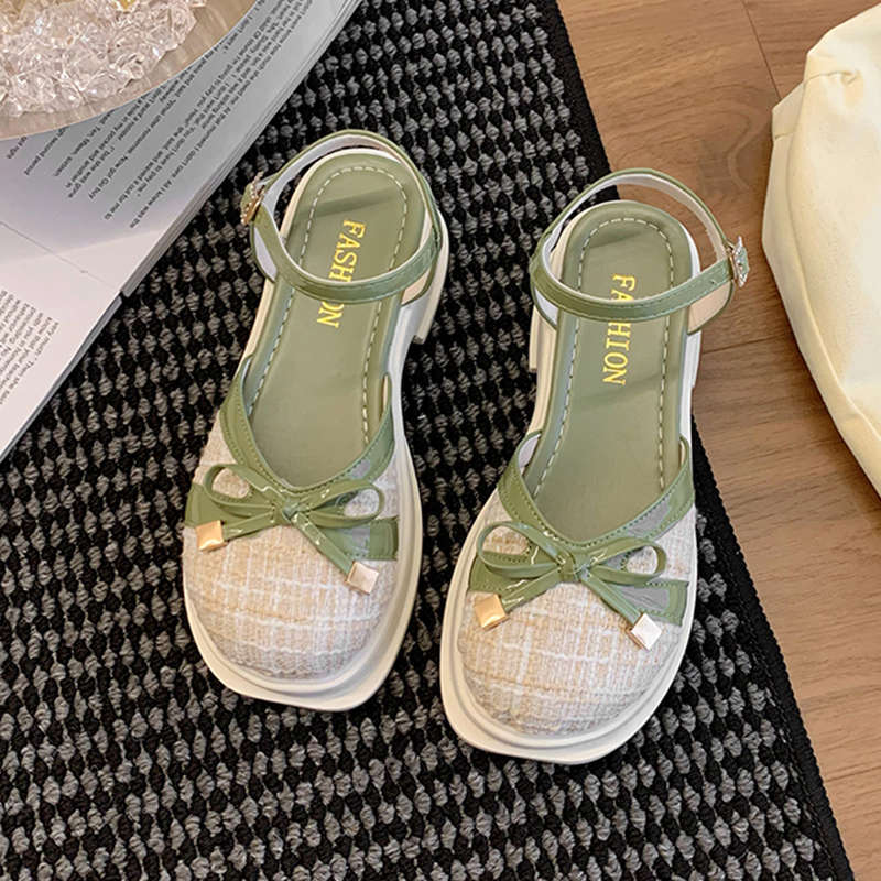 Baotou sandals women s summer 2025 new sandals women s wear super fairy with skirt buckle Mary Jane women s shoes 35 зелений
Baotou sandals women s summer 2025 new sandals women s wear super fairy with skirt buckle Mary Jane women s shoes 35 зелений