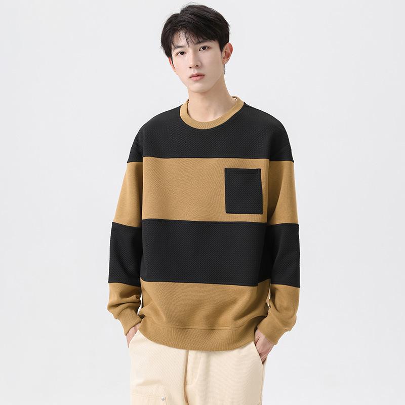 Мужская полосатая толстовка с капюшоном из хлопка, свободные толстовки с капюшоном, мужские пуловеры с длинным рукавом и круглым вырезом, мужская уличная мода, топы S верблюд
Мужская полосатая толстовка с капюшоном из хлопка, свободные толстовки с капюшоном, мужские пуловеры с длинным рукавом и круглым вырезом, мужская уличная мода, топы S верблюд