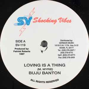12-дюймовая пластинка BUJU BANTON - Loving Is A Thing SV119 Shocking Vibes 1997 US Регги, Ска и Даб Б/У
12-дюймовая пластинка BUJU BANTON - Loving Is A Thing SV119 Shocking Vibes 1997 US Регги, Ска и Даб Б/У