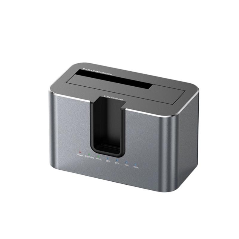 M.2 NVMe Hard Drive Enclosure External 10Gbps Docking Station 10Gbps Simultaneous Copying Docking Station Independent Clone 1
M.2 NVMe Hard Drive Enclosure External 10Gbps Docking Station 10Gbps Simultaneous Copying Docking Station Independent Clone 1