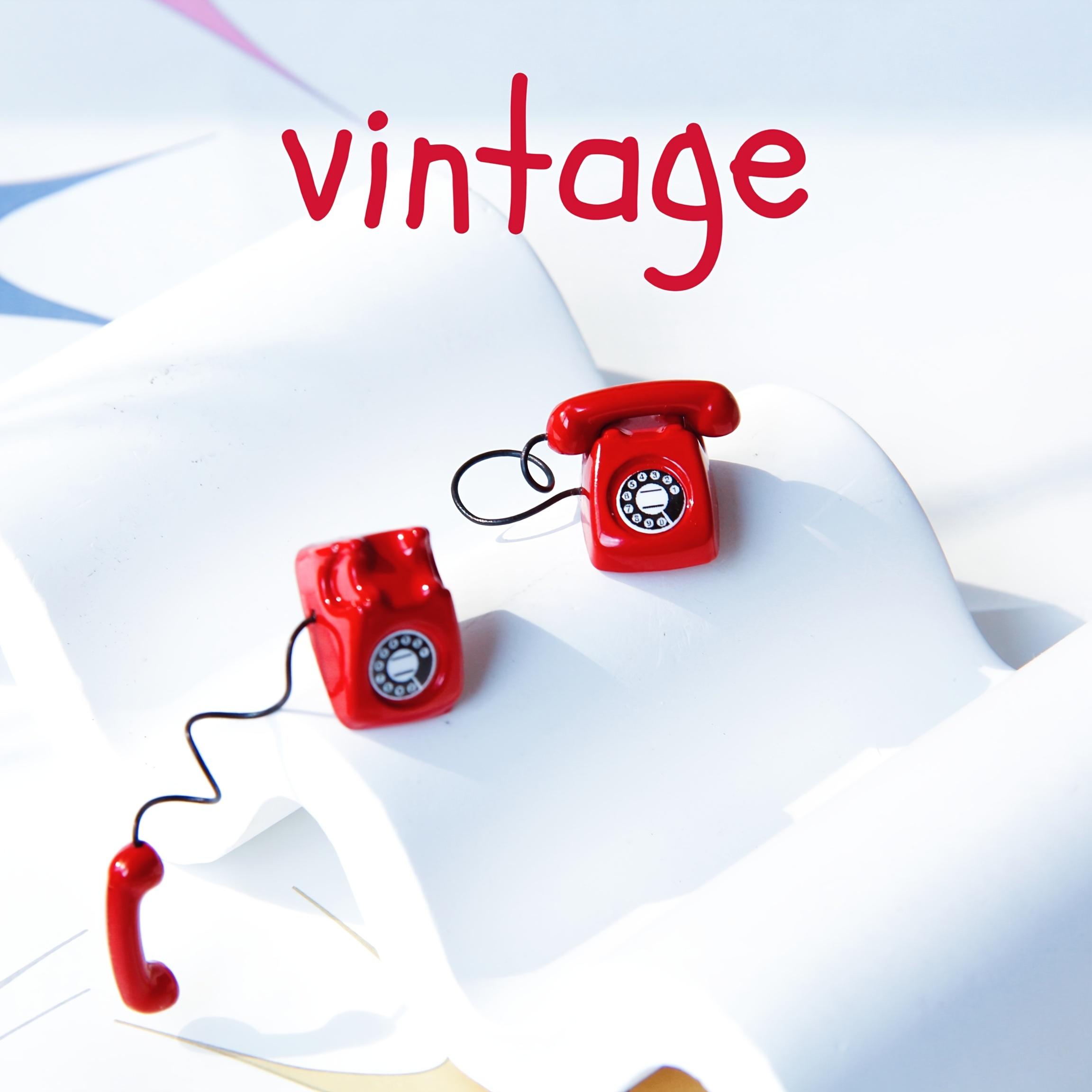 1 Pair Vintage Red Telephone Design Fashion Earrings for Women, Daily & Party Wear, Thanksgiving Gift, All Seasons Compatible красный
1 Pair Vintage Red Telephone Design Fashion Earrings for Women, Daily & Party Wear, Thanksgiving Gift, All Seasons Compatible красный