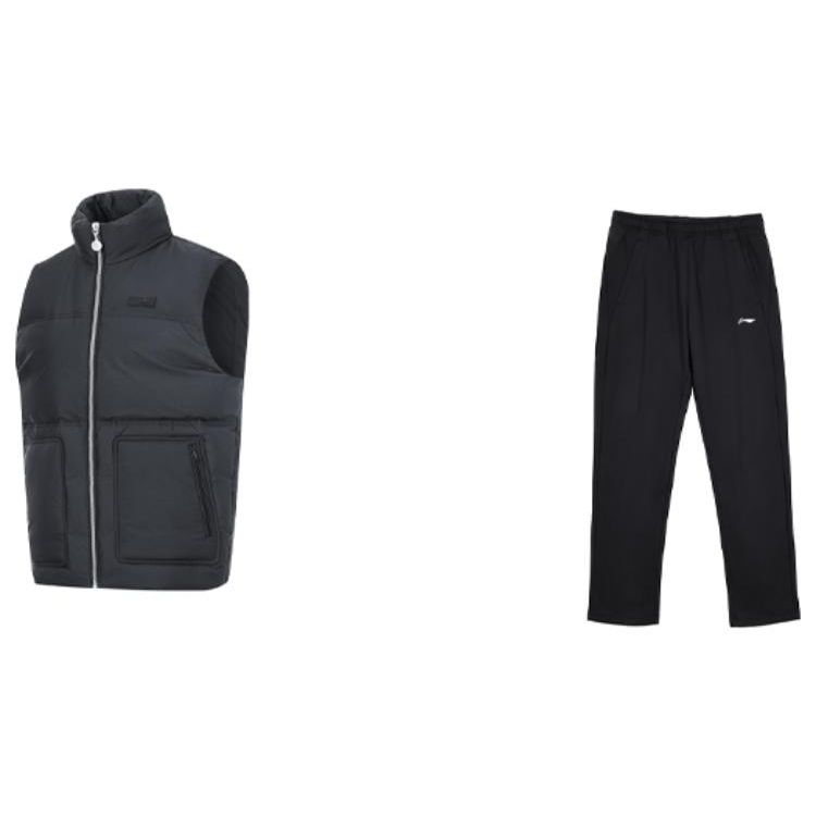 Li Ning Sports Lifestyle Series однотонный повседневный теплый жилет с воротником-стойкой, трикотажные длинные брюки, повседневный спортивный костюм, мужской костюм AMRT013-1+AKLTC41-1 S
Li Ning Sports Lifestyle Series однотонный повседневный теплый жилет с воротником-стойкой, трикотажные длинные брюки, повседневный спортивный костюм, мужской костюм AMRT013-1+AKLTC41-1 S