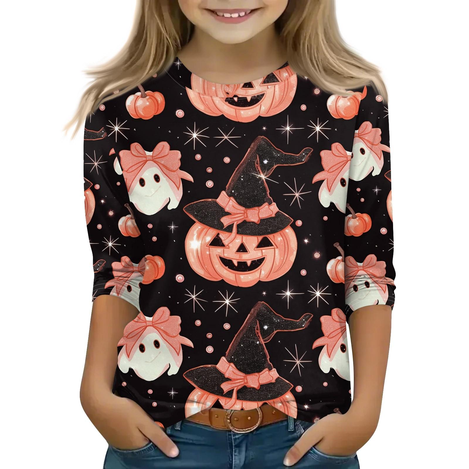 Print Tops For Youth Girls 5-16 Years Round Neck 3/4 Sleeves T-Shirts Trendy Tops Outfit Tees 150 рожевий
Print Tops For Youth Girls 5-16 Years Round Neck 3/4 Sleeves T-Shirts Trendy Tops Outfit Tees 150 рожевий