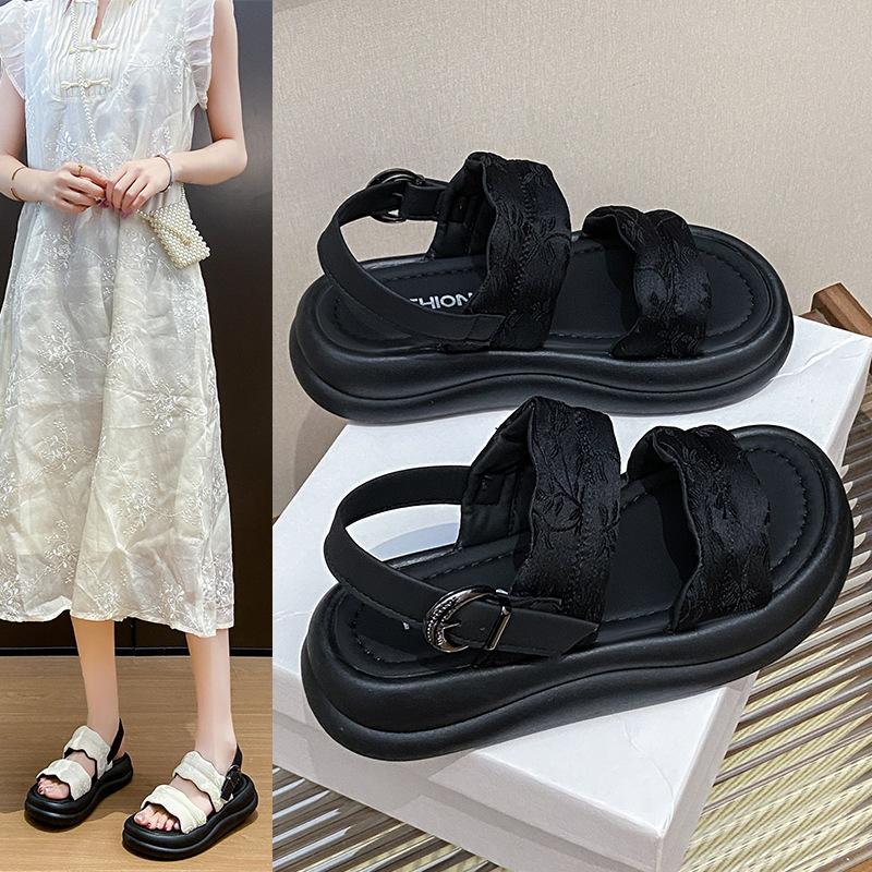 Versatile sports sandals beach casual women s sandals muffin bottom one-word buckle mid-heel open-toe fashion women s shoes 35 чёрный
Versatile sports sandals beach casual women s sandals muffin bottom one-word buckle mid-heel open-toe fashion women s shoes 35 чёрный