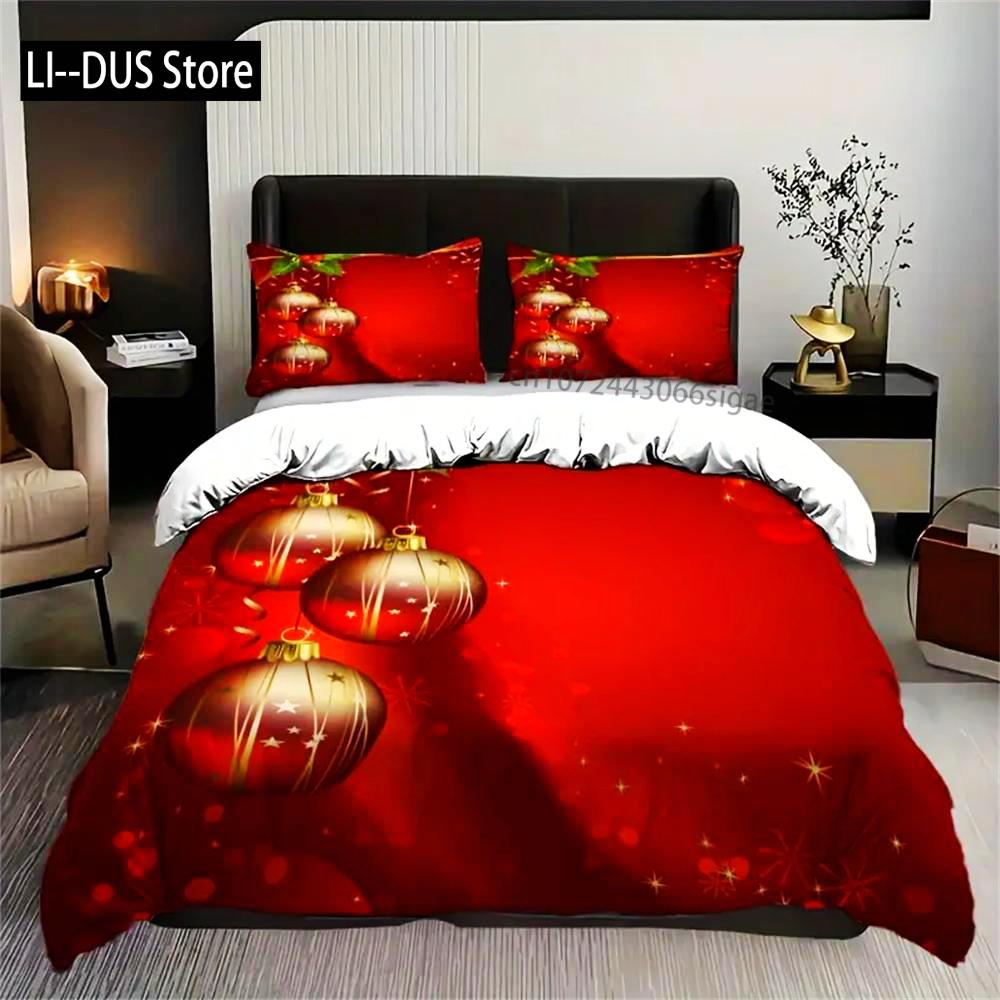 2/3pcs Festive Christmas Duvet Cover Set - Soft Comfortable Bedding For Bedroom Dorm Room With Red Background Print, Snowflake EU single(135x200cm)
2/3pcs Festive Christmas Duvet Cover Set - Soft Comfortable Bedding For Bedroom Dorm Room With Red Background Print, Snowflake EU single(135x200cm)