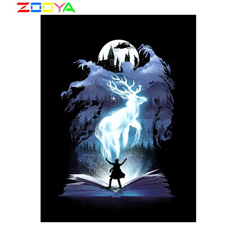 ZOOYA 5D Diy Алмазная картина Волшебная книга Стразы Алмазная мозаика Олени Животные Домашний декор
ZOOYA 5D Diy Алмазная картина Волшебная книга Стразы Алмазная мозаика Олени Животные Домашний декор