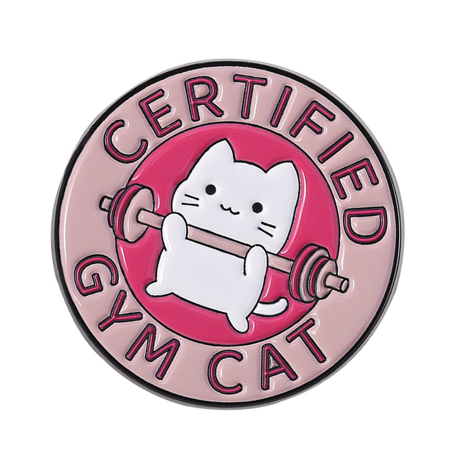 Workout Cats Enamel Brooch Lightweight Alloy Sports Accessory for Fitness Fan
Workout Cats Enamel Brooch Lightweight Alloy Sports Accessory for Fitness Fan