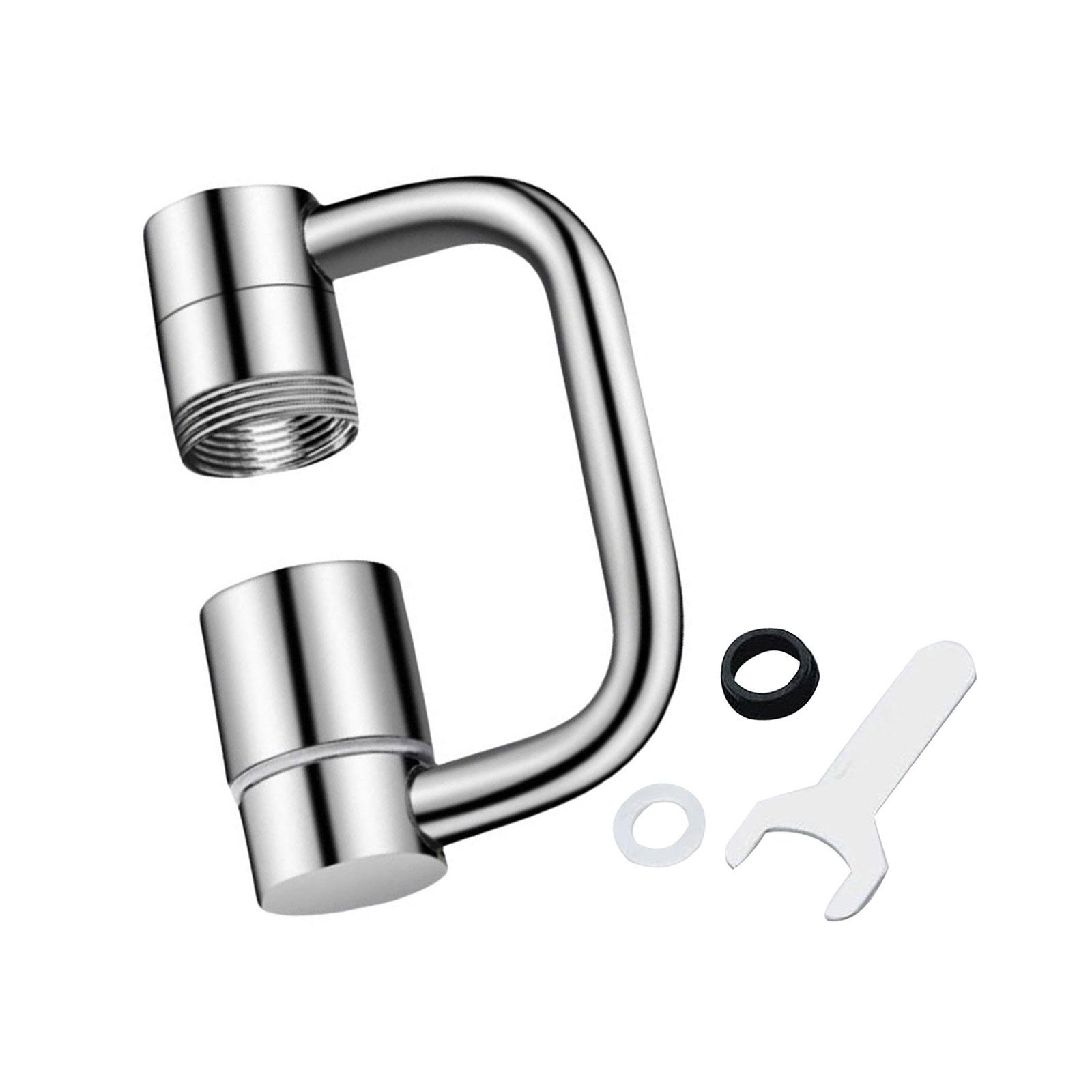 Quick Install 360 Rotating Tap Extension Arm Corrosion Resistant Multifunction Faucet Extenders Arm Quick Fixing for Home
Quick Install 360 Rotating Tap Extension Arm Corrosion Resistant Multifunction Faucet Extenders Arm Quick Fixing for Home