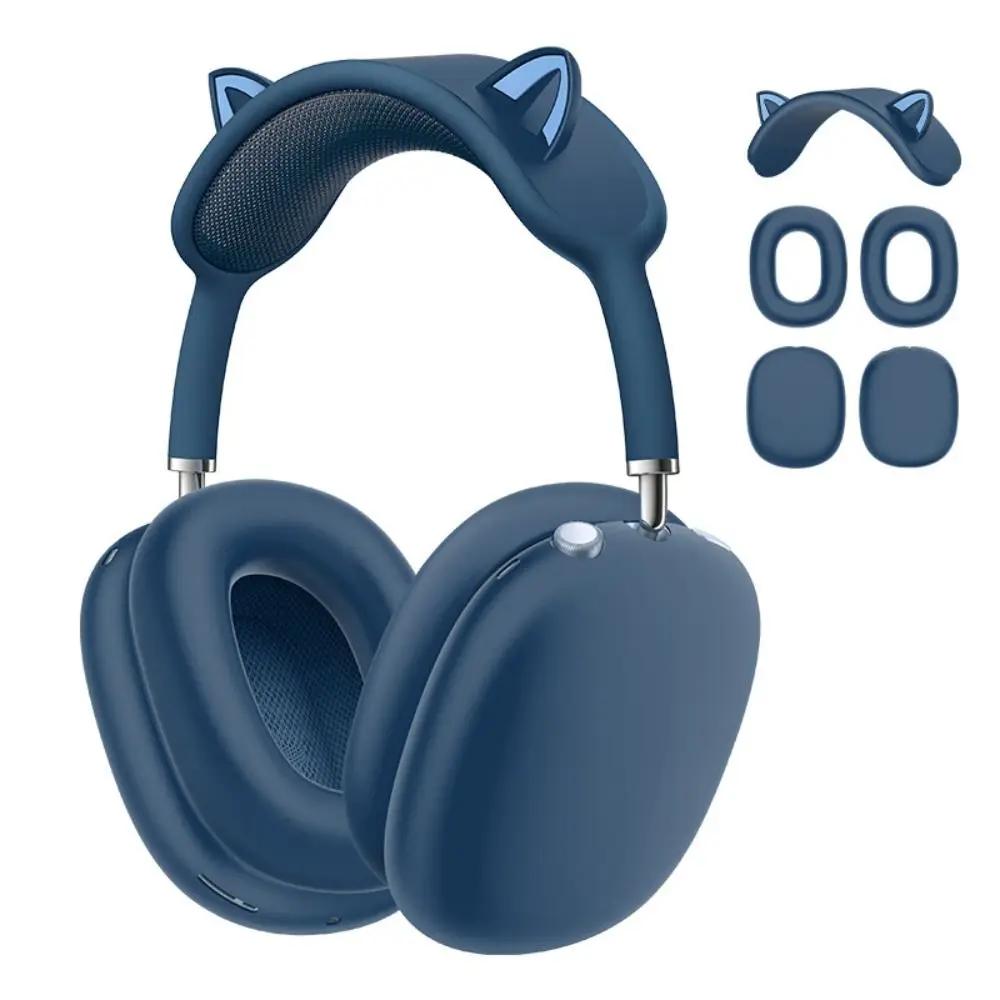 New 3 in 1 Cat Ears Design Silicone Headphone Protective Suitable for AirPods Max headset Ear cap, shell, crossbeam accessories
New 3 in 1 Cat Ears Design Silicone Headphone Protective Suitable for AirPods Max headset Ear cap, shell, crossbeam accessories