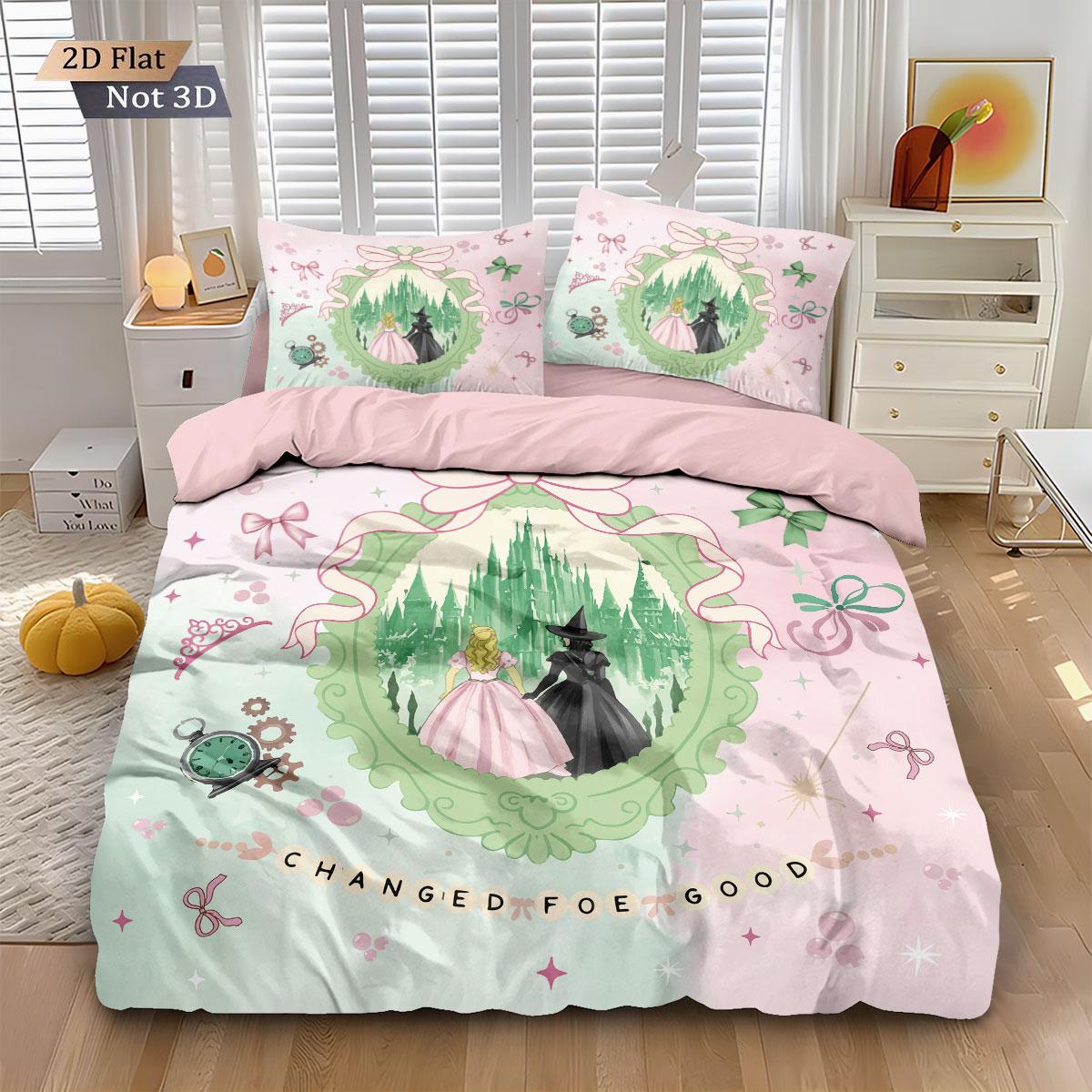 3pcs Magic Wicked Witch Printed Core Less Down Duvet Cover Set Multi Size Bedding Decoration Machine Washable 135x200cm
3pcs Magic Wicked Witch Printed Core Less Down Duvet Cover Set Multi Size Bedding Decoration Machine Washable 135x200cm