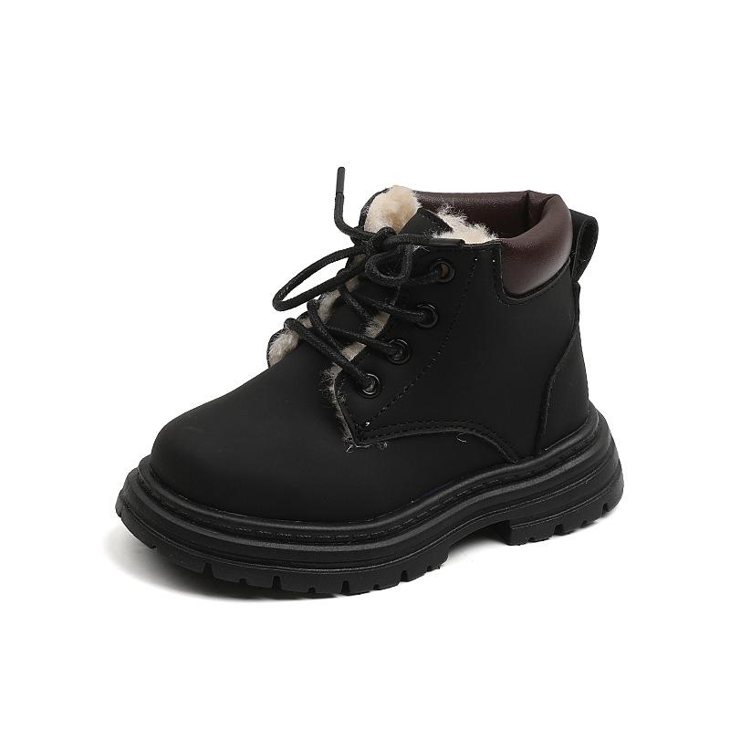 Children Boots with Thick Fur Boys Ankle Boots Soft Bottom Winter Girls Short Boots Warm Round Toes Non-slip 30 чорний
Children Boots with Thick Fur Boys Ankle Boots Soft Bottom Winter Girls Short Boots Warm Round Toes Non-slip 30 чорний