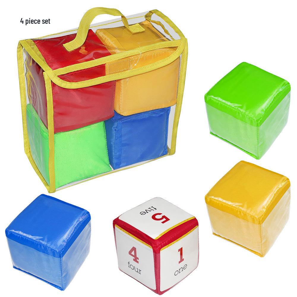 Soft Dice Throwing Toy with Storage Bag and Card Insert Feature червоний/жовтий
Soft Dice Throwing Toy with Storage Bag and Card Insert Feature червоний/жовтий