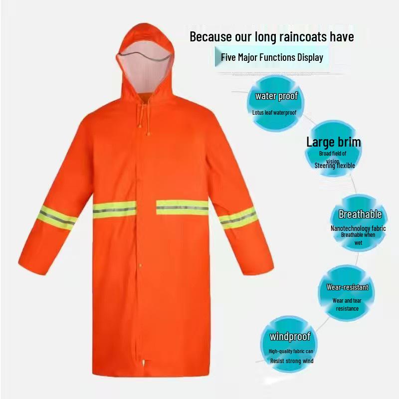 Reflective Raincoat & Pants Set for Traffic Duty, Road Work, Outdoor Cycling, Flood Control, and Rescue 160-165cm, L
Reflective Raincoat & Pants Set for Traffic Duty, Road Work, Outdoor Cycling, Flood Control, and Rescue 160-165cm, L