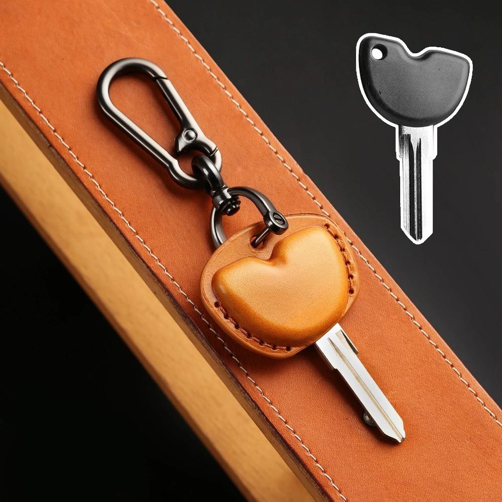 For Vespa Key Fob Case, Top Grain Leather Cover with Metal Carabiner, Motorcycle Keychain Accessory коричневий
For Vespa Key Fob Case, Top Grain Leather Cover with Metal Carabiner, Motorcycle Keychain Accessory коричневий