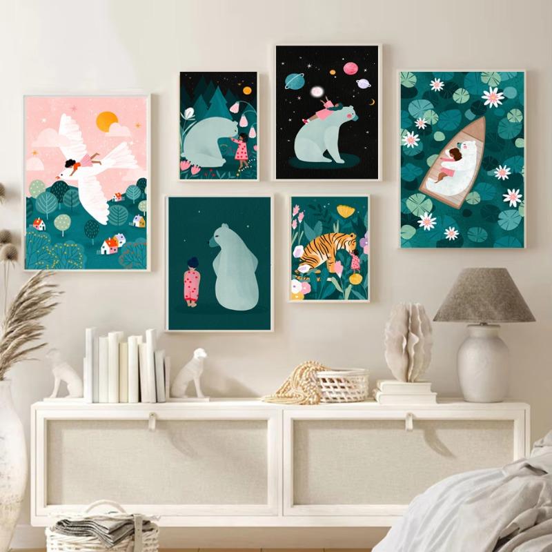 1pc Children s Day Art Poster Colorful Children s Animals Nature Landscape Botanical Illustration Children s Room Nursery Decor 21cm×30cm NoFrame
1pc Children s Day Art Poster Colorful Children s Animals Nature Landscape Botanical Illustration Children s Room Nursery Decor 21cm×30cm NoFrame