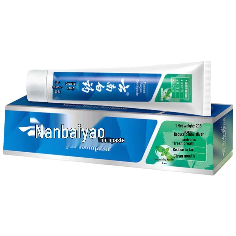 Yunnan Baiyao Refreshing Mint Toothpaste
Yunnan Baiyao Refreshing Mint Toothpaste