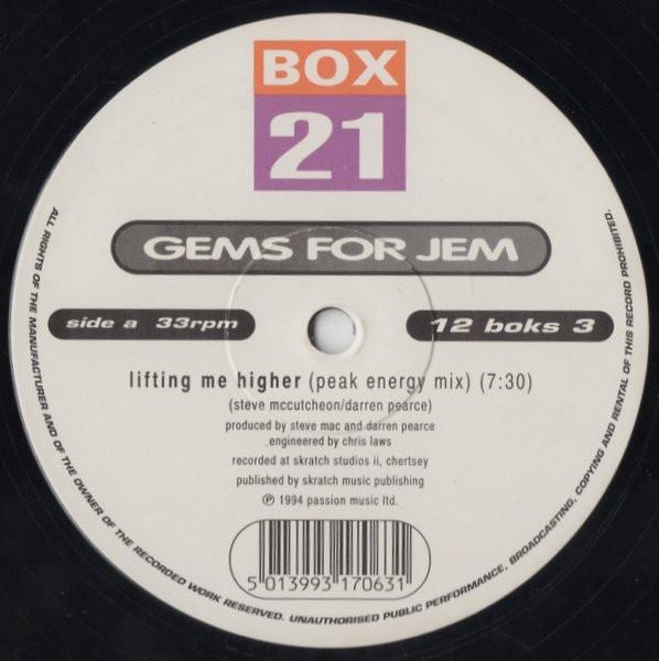 12inch Record GEMS FOR JEM - Lifting Me Higher 12BOKS3 Box 21 1994 UK Dance & Electronica Used
12inch Record GEMS FOR JEM - Lifting Me Higher 12BOKS3 Box 21 1994 UK Dance & Electronica Used