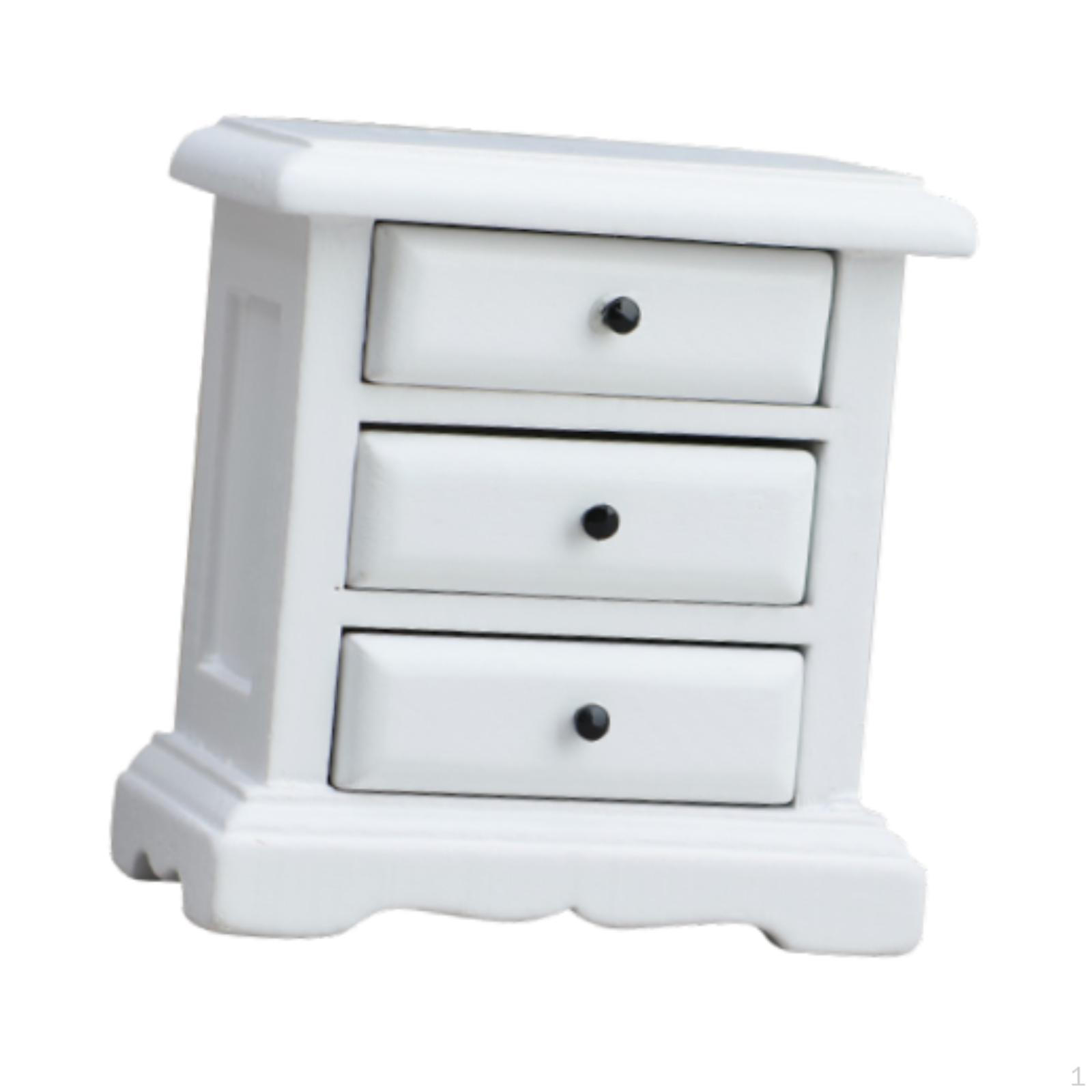1:12 кукольный домик деревянная тумбочка мебель для спальни мини прикроватный столик White
1:12 кукольный домик деревянная тумбочка мебель для спальни мини прикроватный столик White