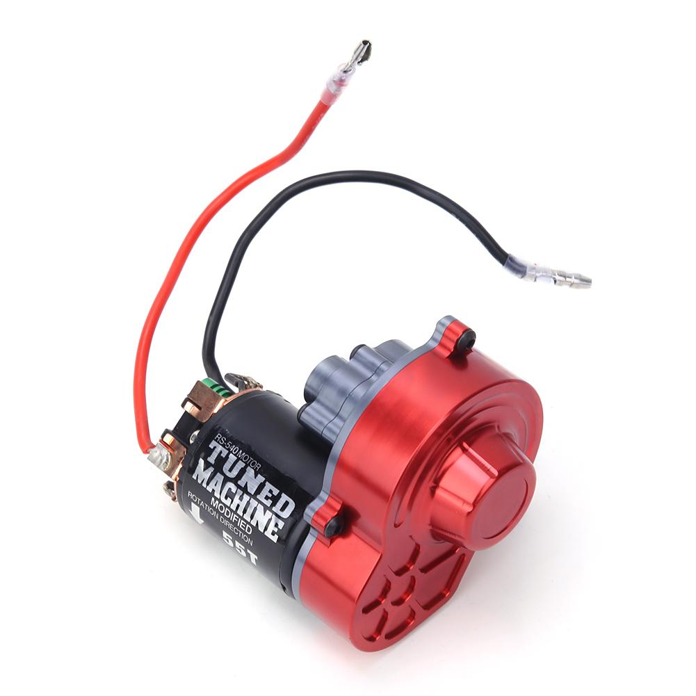 Metal Full Gearbox with 540 Motor 55T Fit for Axial SCX 1/10 Remote Control Car RC Part
Metal Full Gearbox with 540 Motor 55T Fit for Axial SCX 1/10 Remote Control Car RC Part