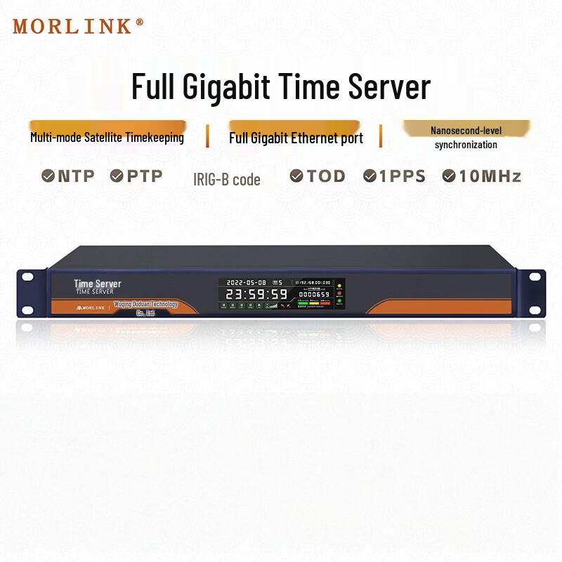 MORLINK Rubidium Atomic Clock PTP/NTP Time Server
MORLINK Rubidium Atomic Clock PTP/NTP Time Server
