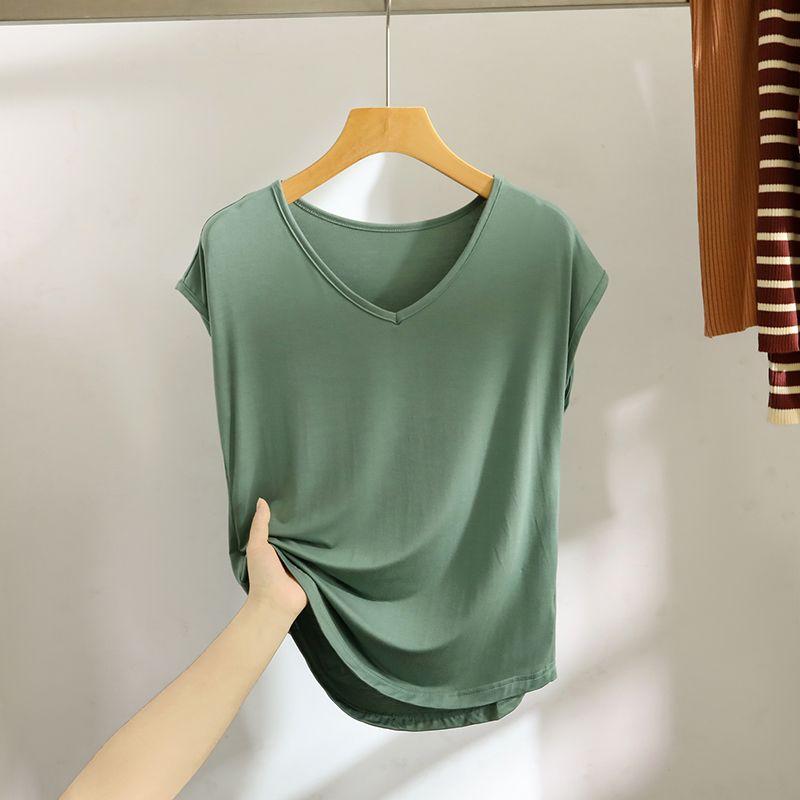 Modal round Neck Sleeveless T-shirt Summer Plus Size Loose Pure Color All-Matching Base Women s Casual Thin Outerwear Top Matcha M (recommended 40.00 kg-50.00 kg
Modal round Neck Sleeveless T-shirt Summer Plus Size Loose Pure Color All-Matching Base Women s Casual Thin Outerwear Top Matcha M (recommended 40.00 kg-50.00 kg