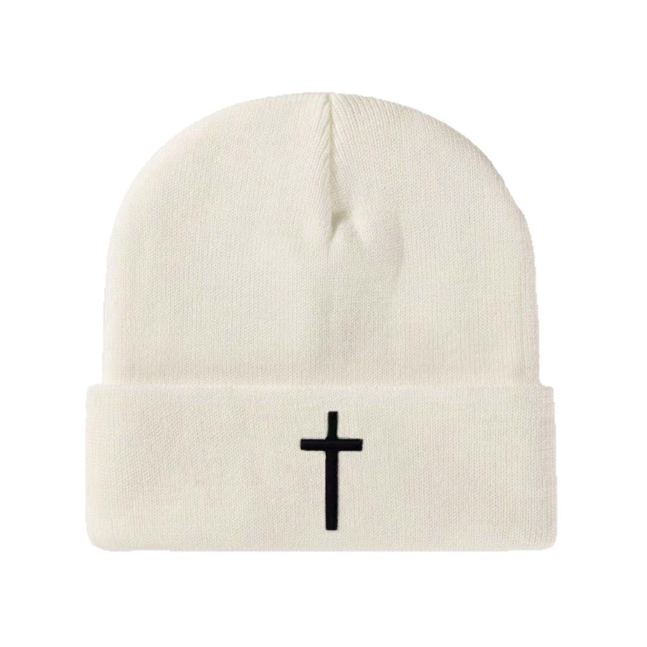 Autumn and Winter New Cross Embroidered Knitted Hat for Men and Women Versatile Trendy Knitted Hat for Cold Protection белый
Autumn and Winter New Cross Embroidered Knitted Hat for Men and Women Versatile Trendy Knitted Hat for Cold Protection белый