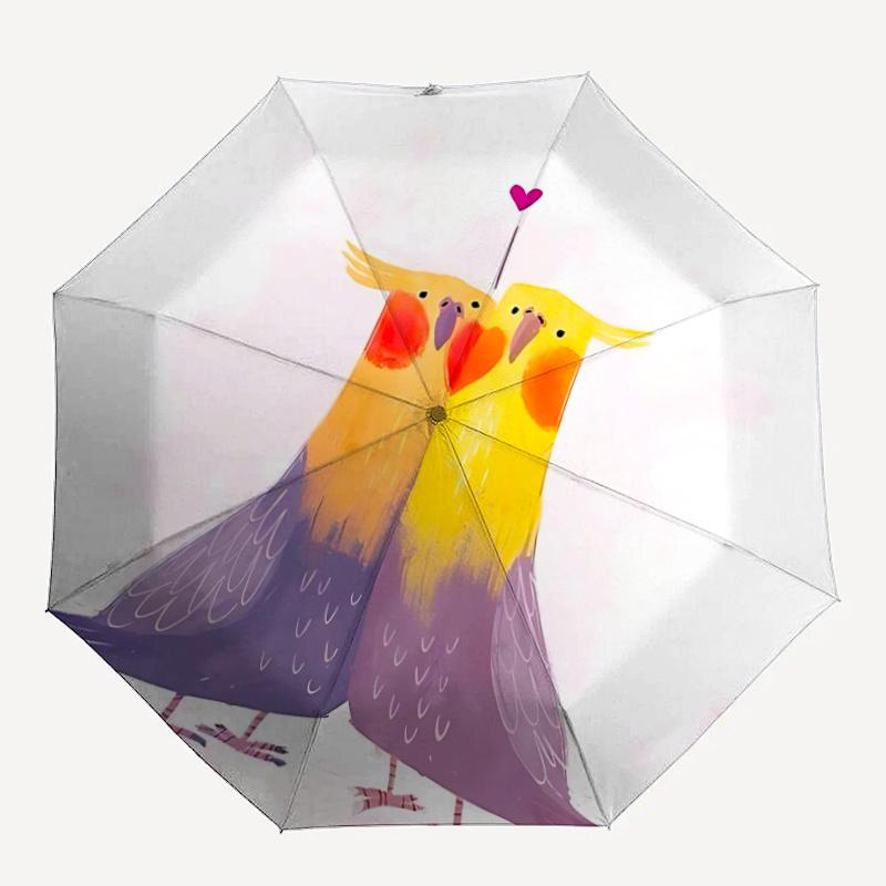 1pc Love Birds Automatic Open/close Umbrella, 8-Rib sturdy structure, Portable Travel Umbrella, Parties, Everyday Useb074
1pc Love Birds Automatic Open/close Umbrella, 8-Rib sturdy structure, Portable Travel Umbrella, Parties, Everyday Useb074