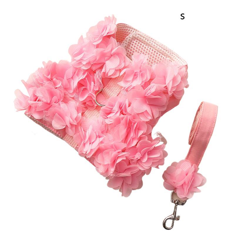 1 комплект милой маленькой шлейки и поводка для собаки, розовая кружевная с цветочным принтом, шлейка для щенка девочки для маленьких собак, кошек, из мягкой сетки, маленького размера
1 комплект милой маленькой шлейки и поводка для собаки, розовая кружевная с цветочным принтом, шлейка для щенка девочки для маленьких собак, кошек, из мягкой сетки, маленького размера