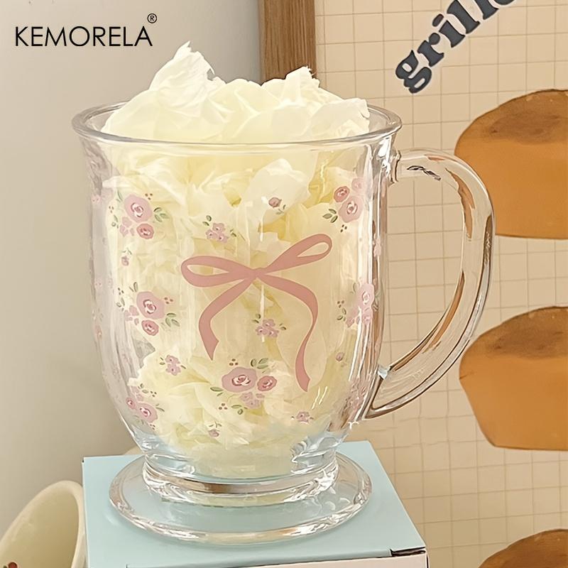 KEMORELA 1/2PCS Flower Rose Bow Glass 450ml Multifunctional U-Shaped Hand Washable Reusable Glass Suitable For Milk Coffee Juice 301-400ml
KEMORELA 1/2PCS Flower Rose Bow Glass 450ml Multifunctional U-Shaped Hand Washable Reusable Glass Suitable For Milk Coffee Juice 301-400ml