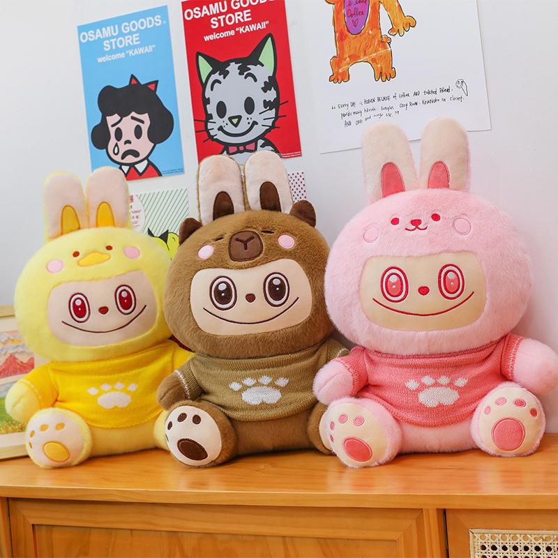 27/35cm Transform Sweater Rabbit Series Labubu Plush Toy GiftsDesktop Decor Toys 35cm розовый
27/35cm Transform Sweater Rabbit Series Labubu Plush Toy GiftsDesktop Decor Toys 35cm розовый