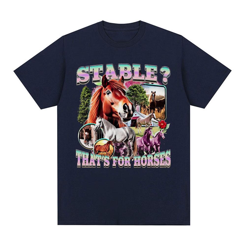 STABLEthe FOR HORSES Fun Meme Pattern Tshirt New Mens Womens Casual Cotton Fashion Short Sleeve Tshirt Street Wear S
STABLEthe FOR HORSES Fun Meme Pattern Tshirt New Mens Womens Casual Cotton Fashion Short Sleeve Tshirt Street Wear S