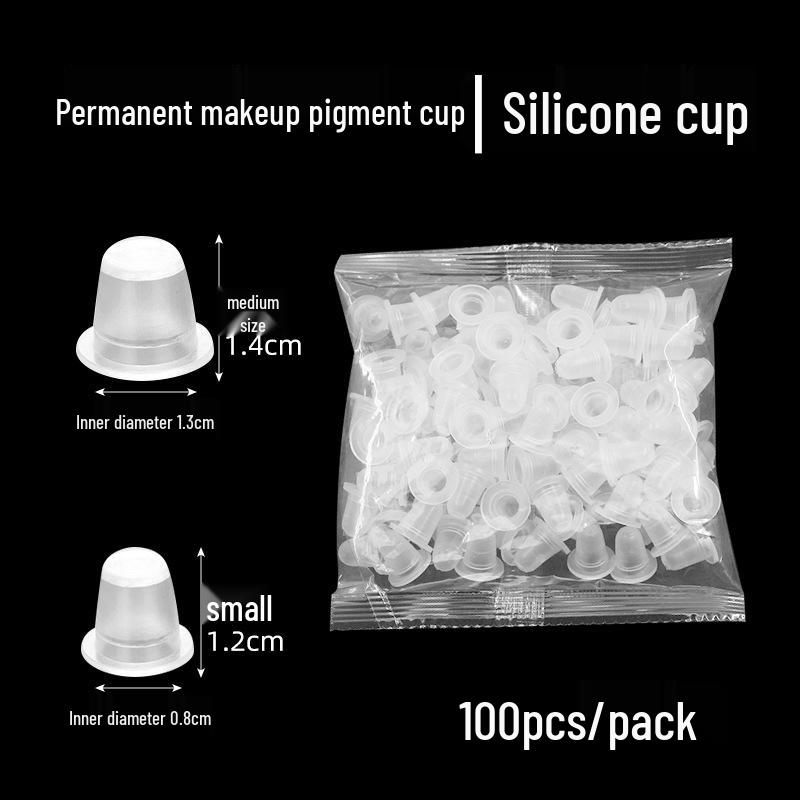 Disposable Silicone Pigment Cups (100-Pack) with Rack for Microblading & Eyebrow Embroidery Tools
Disposable Silicone Pigment Cups (100-Pack) with Rack for Microblading & Eyebrow Embroidery Tools