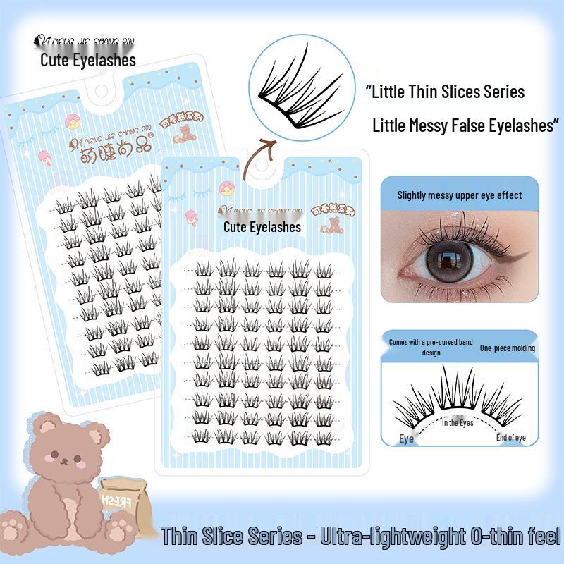 Mengjie 10-Row Foldable False Eyelashes for C Curl & Double Eyelids - Perfect for Daily Lively Makeup Style
Mengjie 10-Row Foldable False Eyelashes for C Curl & Double Eyelids - Perfect for Daily Lively Makeup Style