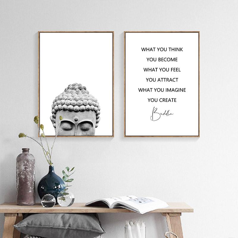 Zen Buddha Head Statue Posters Motivational Quotes Canvas Painting Prints Wall Art Pictures Buddhism Living Room Home Decor
Zen Buddha Head Statue Posters Motivational Quotes Canvas Painting Prints Wall Art Pictures Buddhism Living Room Home Decor