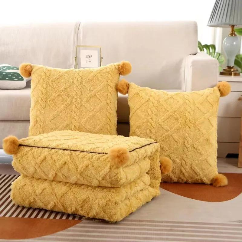 Super Soft Tower Furong 2-in-1 Pillow Blanket, Multi functional Backrest Cushion for Car Sofa, Adult Air Conditioning Quilt 40x40cm 110x150cm жовтий
Super Soft Tower Furong 2-in-1 Pillow Blanket, Multi functional Backrest Cushion for Car Sofa, Adult Air Conditioning Quilt 40x40cm 110x150cm жовтий